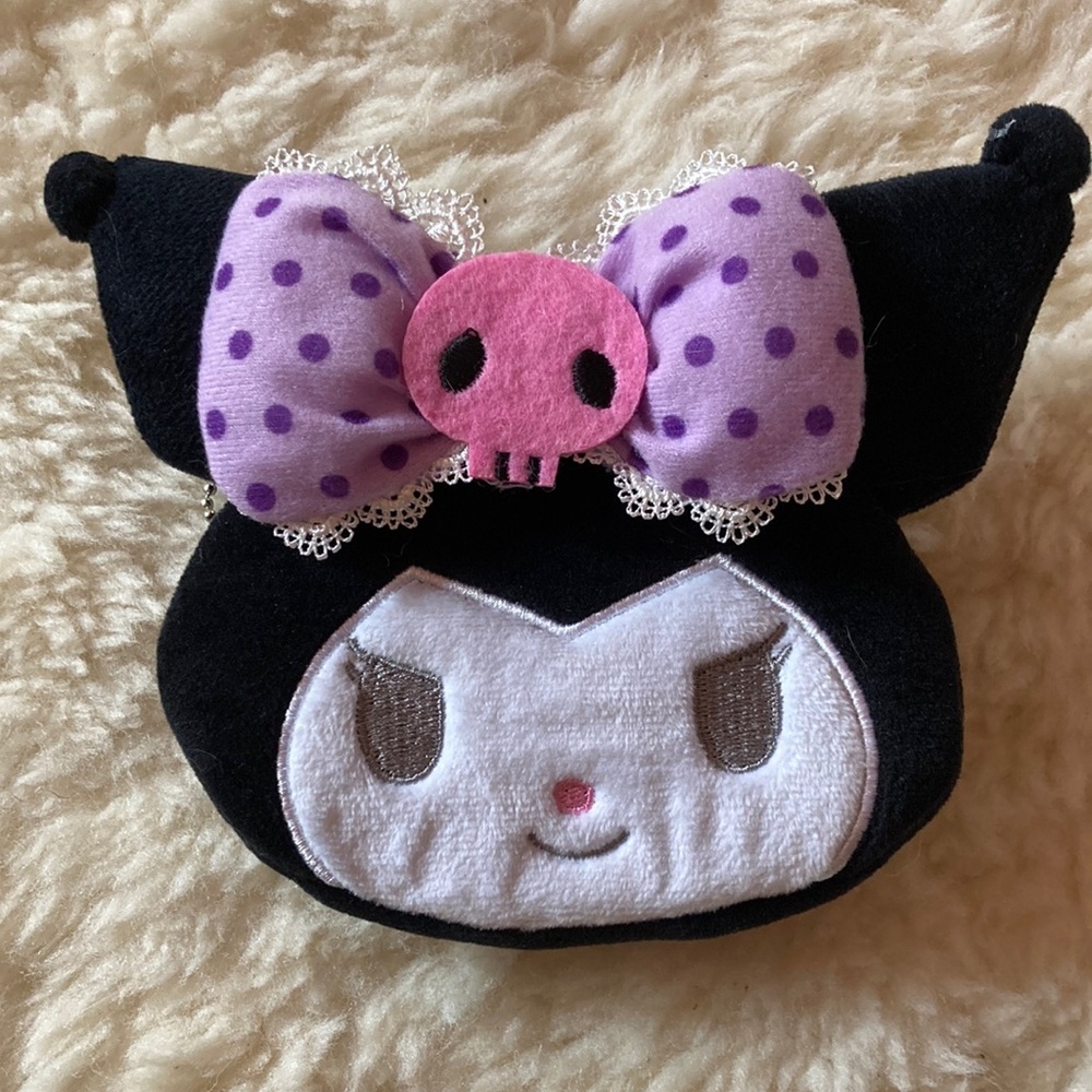 Kuromi Coin Purse with Key Chain